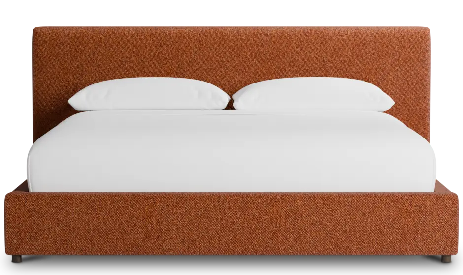 Grayton Elite Medium Brown 44" Upholstered Platform Bed Grayton Elite Medium Brown 44" Upholstered Platform Bed