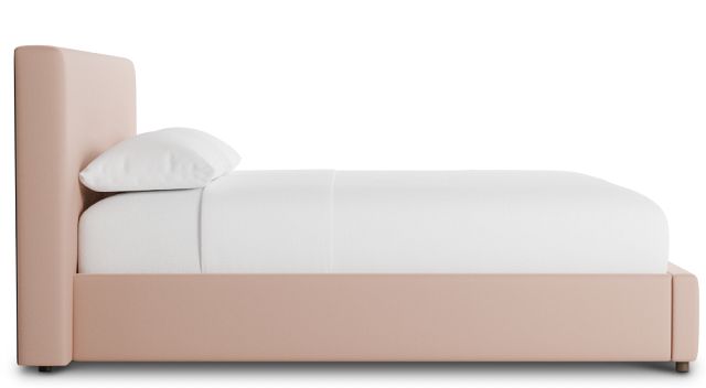 Grayton Joya Light Pink 44" Upholstered Platform Bed