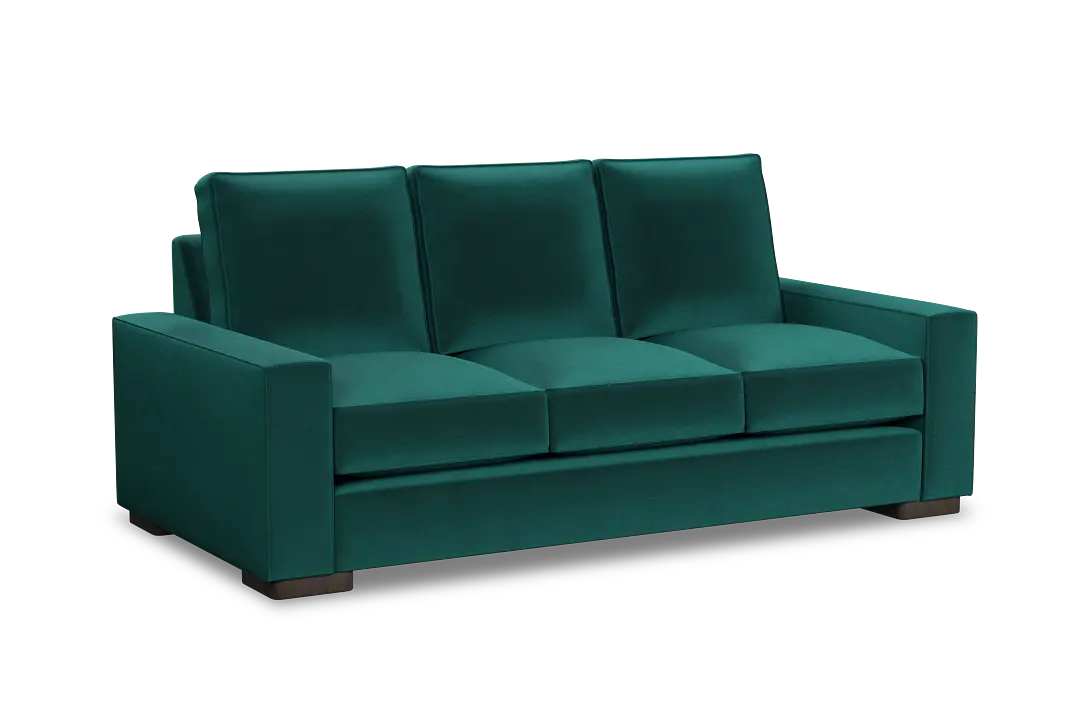 Edgewater Joya Green 84" Sofa W/ 3 Cushions Edgewater Joya Green 84" Sofa W/ 3 Cushions