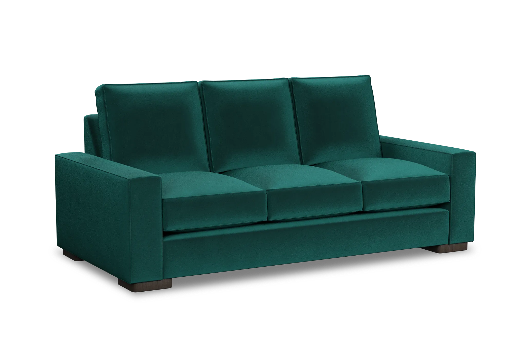 Edgewater Joya Green 84" Sofa W/ 3 Cushions