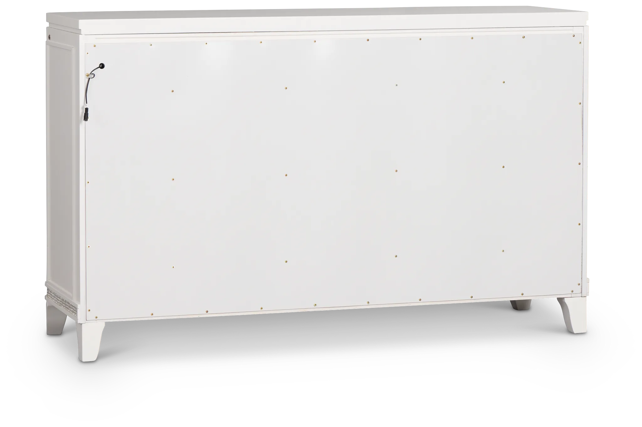 Milan White Youth Dresser