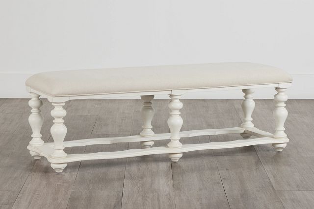 Savannah Ivory 58" Bench