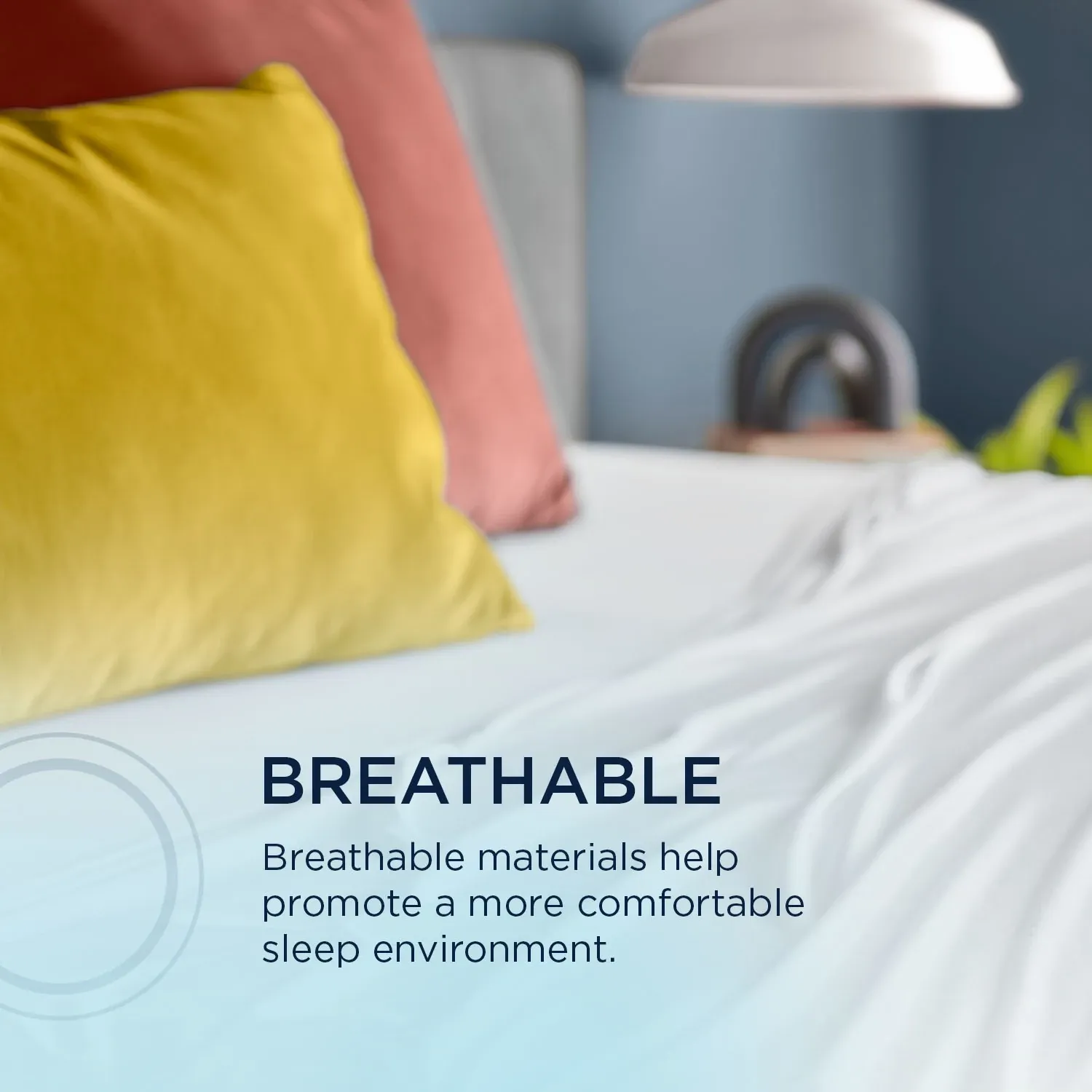 Tempur-pedic Breeze Cooling White Tencel Ctn Sheets