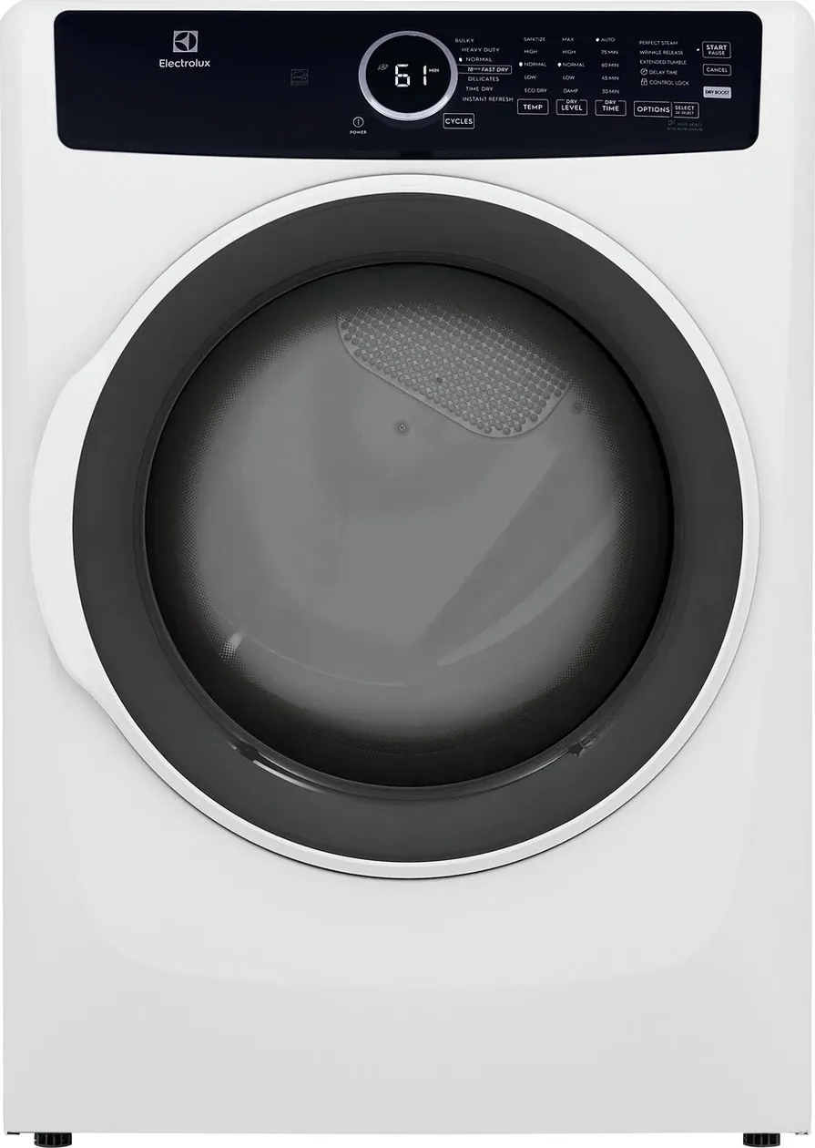 Electrolux 7437 Series White Front Load Gas Dryer