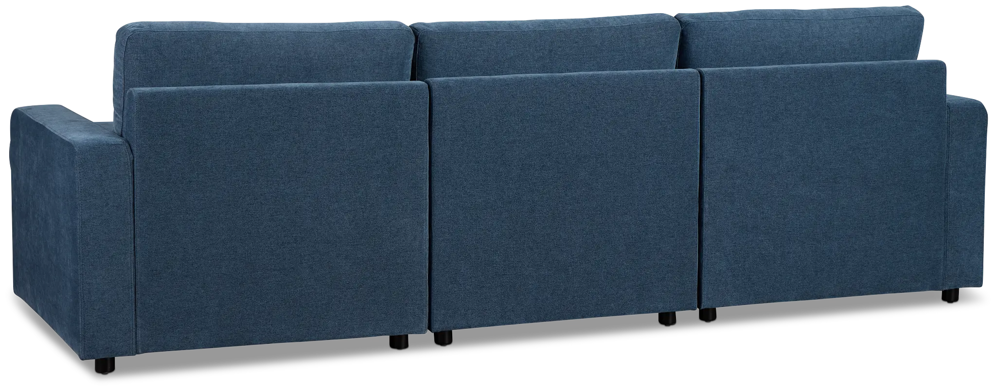 Addie Blue Fabric Right Chaise Storage Sectional Addie Blue Fabric Right Chaise Storage Sectional