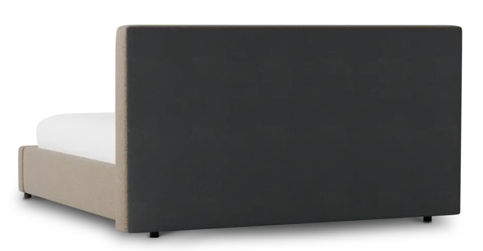 Grayton Merino Brown 44" Upholstered Platform Bed Grayton Merino Brown 44" Upholstered Platform Bed