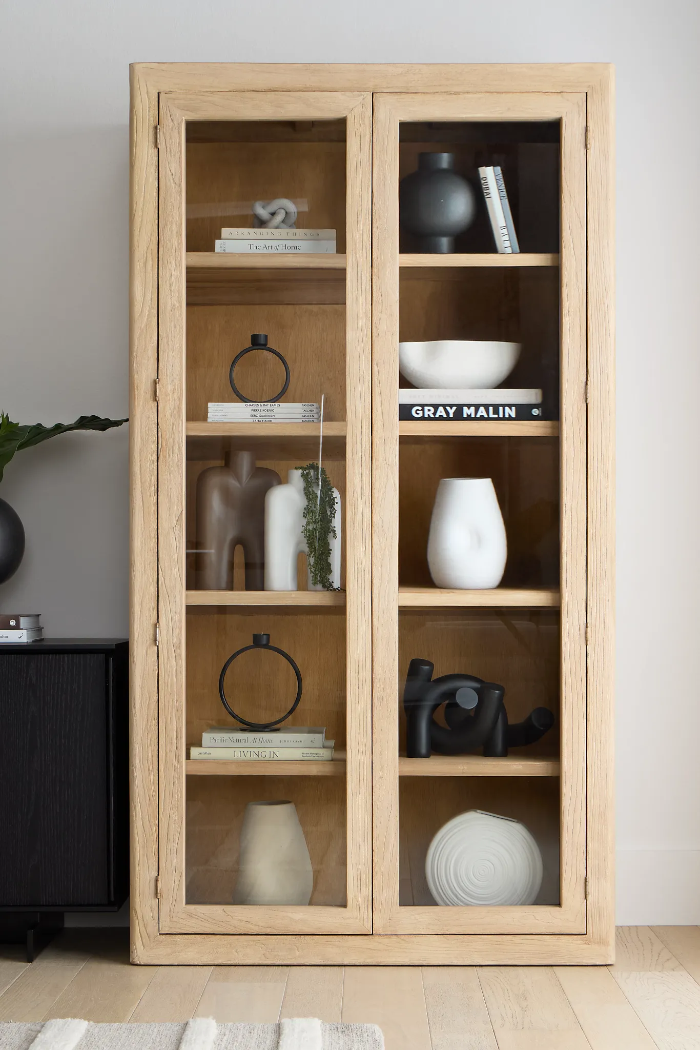 Blyth Light Tone 2-door Bookcase