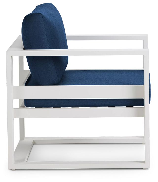 Lisbon Navy Aluminum Chair