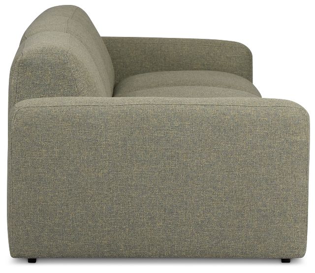 Baylor Green Fabric 3-piece Modular Sofa