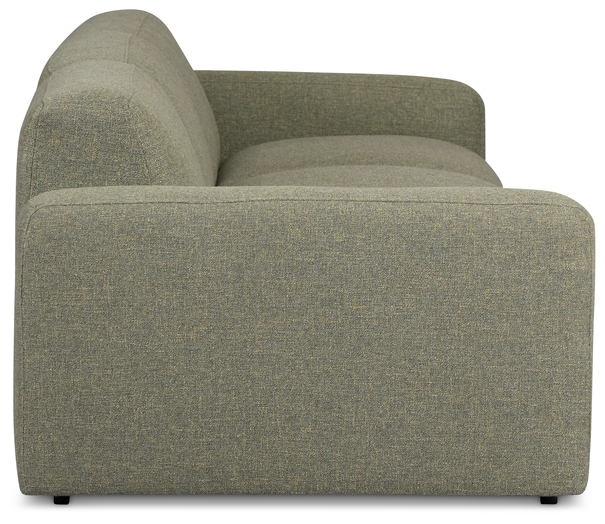 Baylor Green Fabric 3-piece Modular Sofa Baylor Green Fabric 3-piece Modular Sofa