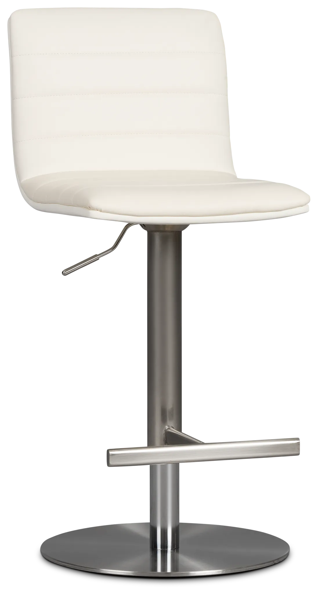 Ellis White Uph Adjustable Stool