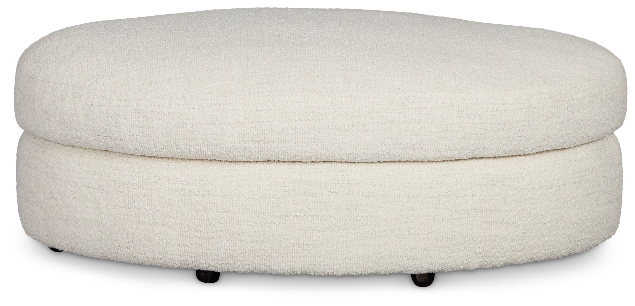 Kaya White Castored Cocktail Ottoman Kaya White Castored Cocktail Ottoman