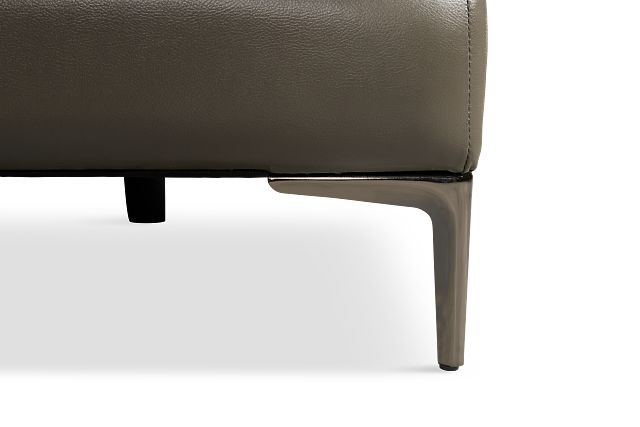 Ava Dark Gray Micro Small Right Chaise Power Reclining Sectional