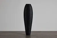 Zahara Black Short Vase