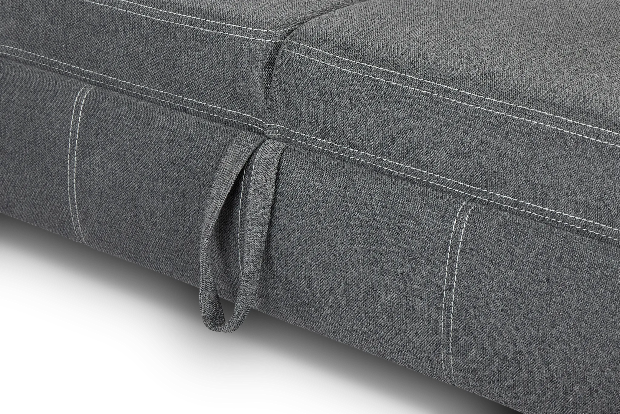 Callum Dark Gray Storage Small Right Reclining Chaise Sleeper Sectional