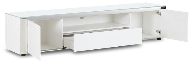 Harley White 86" Tv Stand