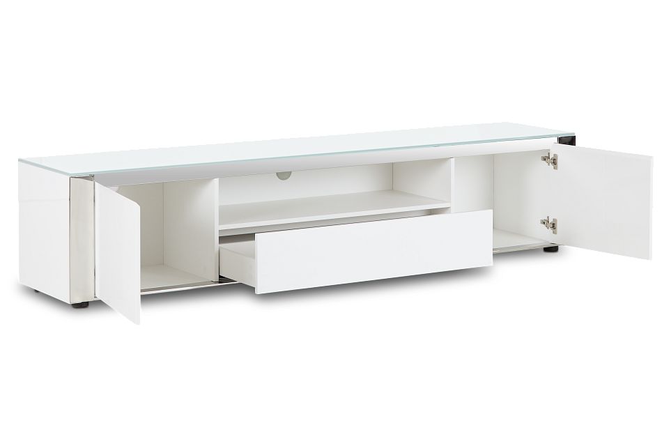 Harley White 86" Tv Stand