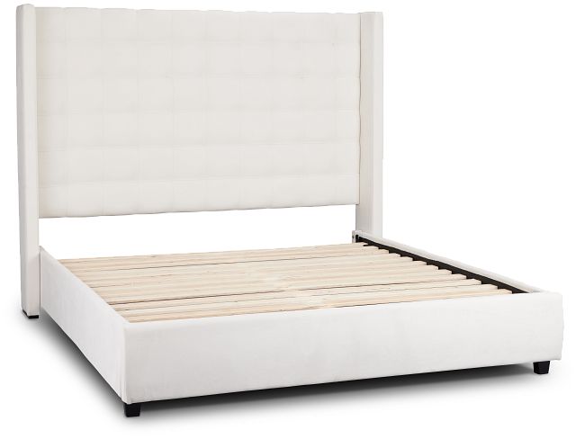 Marco White Uph Platform Storage Bed