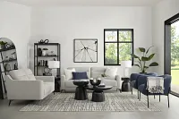 Talia Gray Fabric Sofa