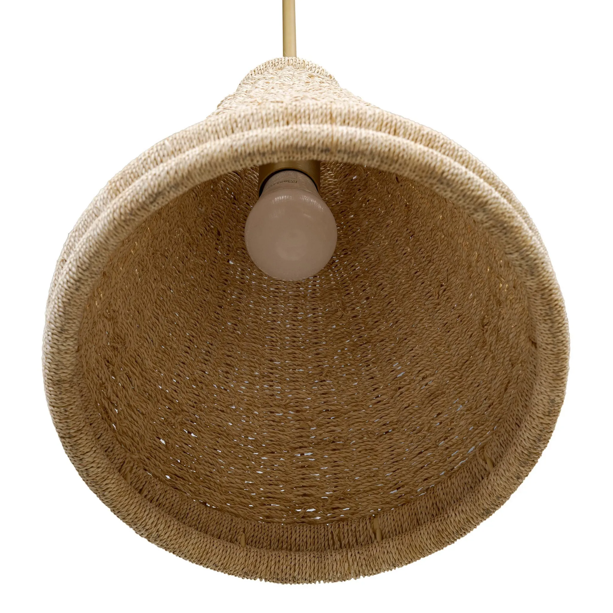 Four Hands Riata Brass Pendant