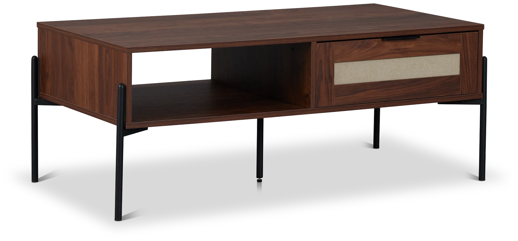 Walker Dark Tone 1-drawer Coffee Table