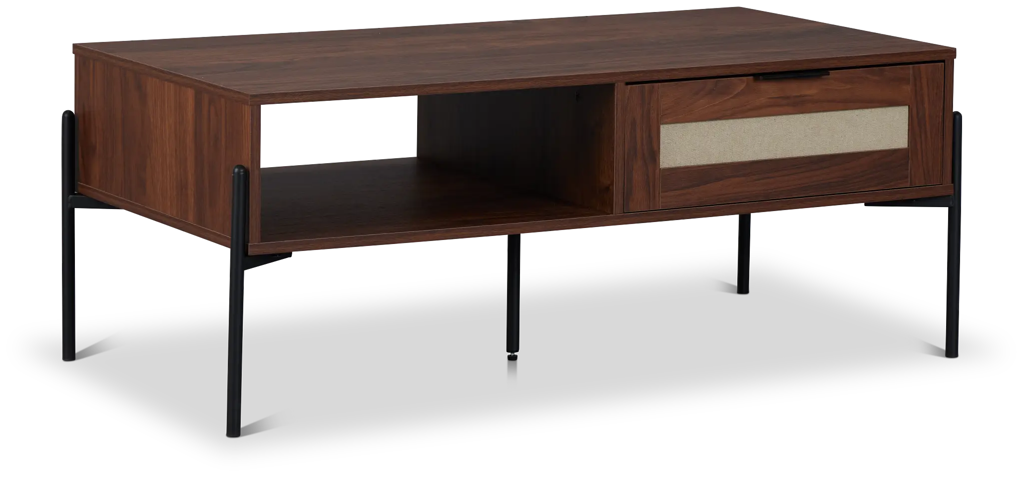 Walker Dark Tone 1-drawer Coffee Table Walker Dark Tone 1-drawer Coffee Table