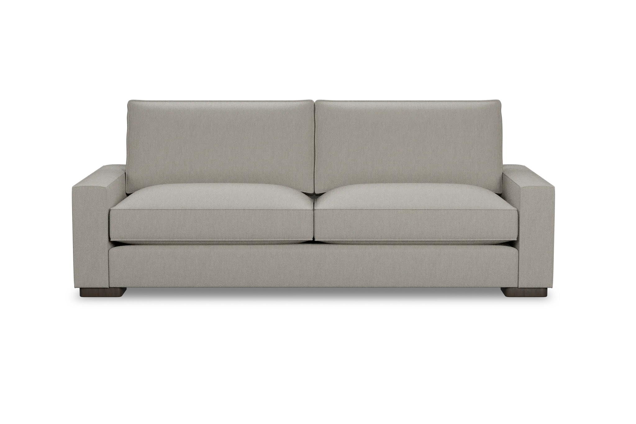 Edgewater Revenue Beige 96" Sofa W/ 2 Cushions