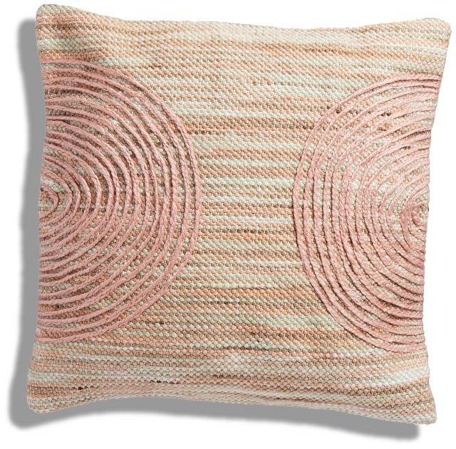 Reid Pink 20" Accent Pillow
