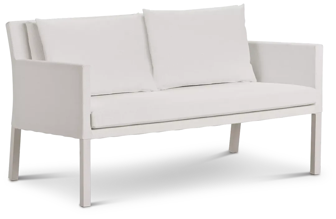 Lisbon2 White Sofa
