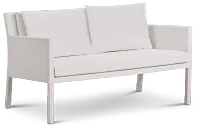Lisbon2 White Sofa
