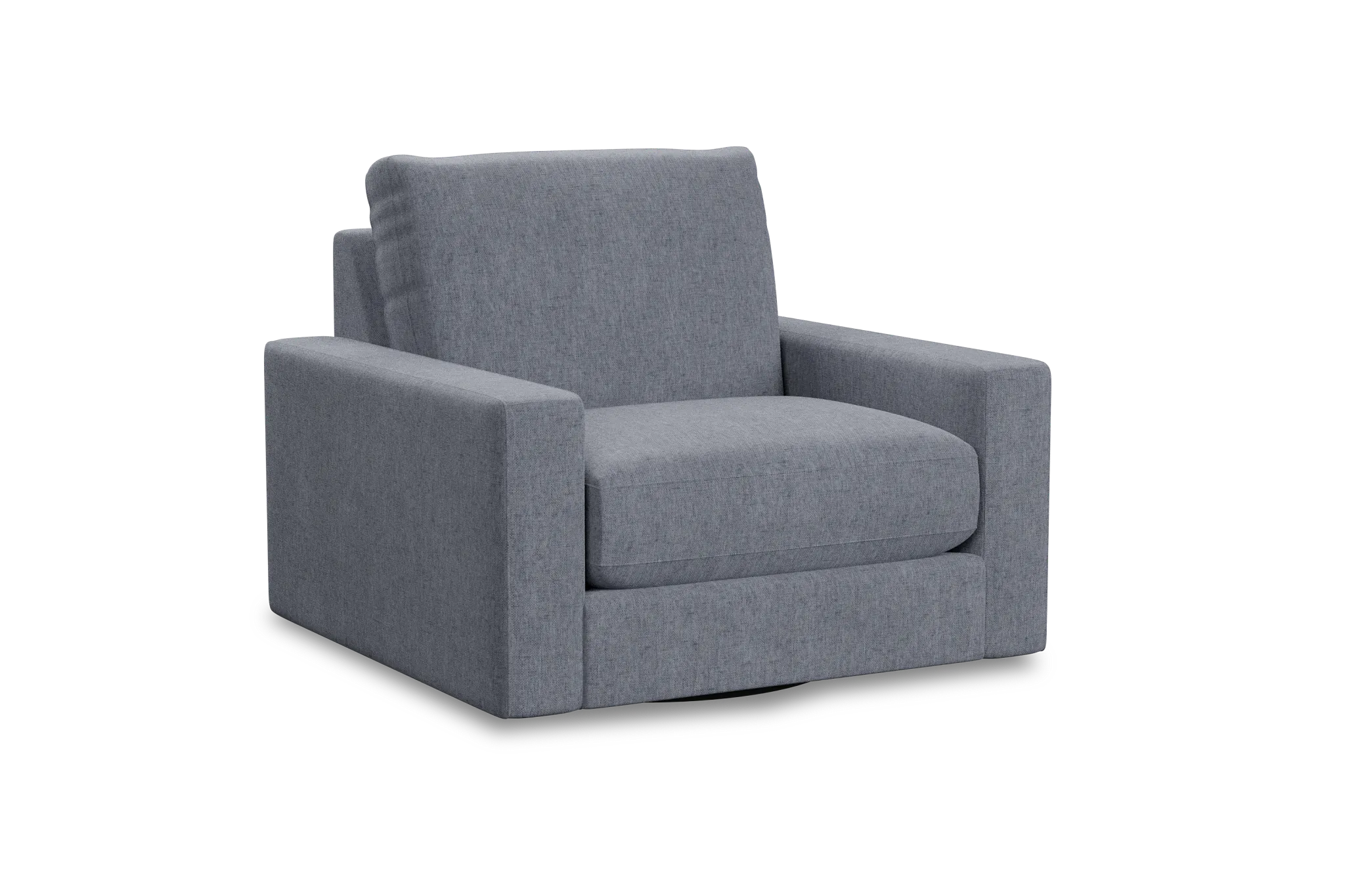 Edgewater Elevation Gray Swivel Chair