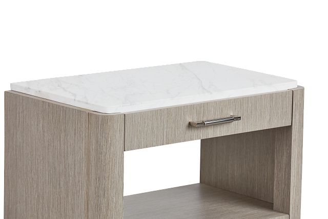 Soren White Nightstand