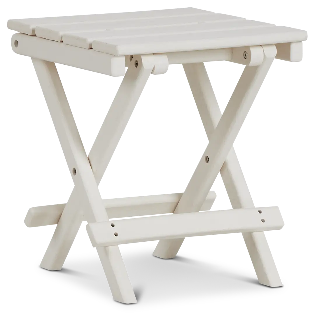 Cancun White End Table Cancun White End Table