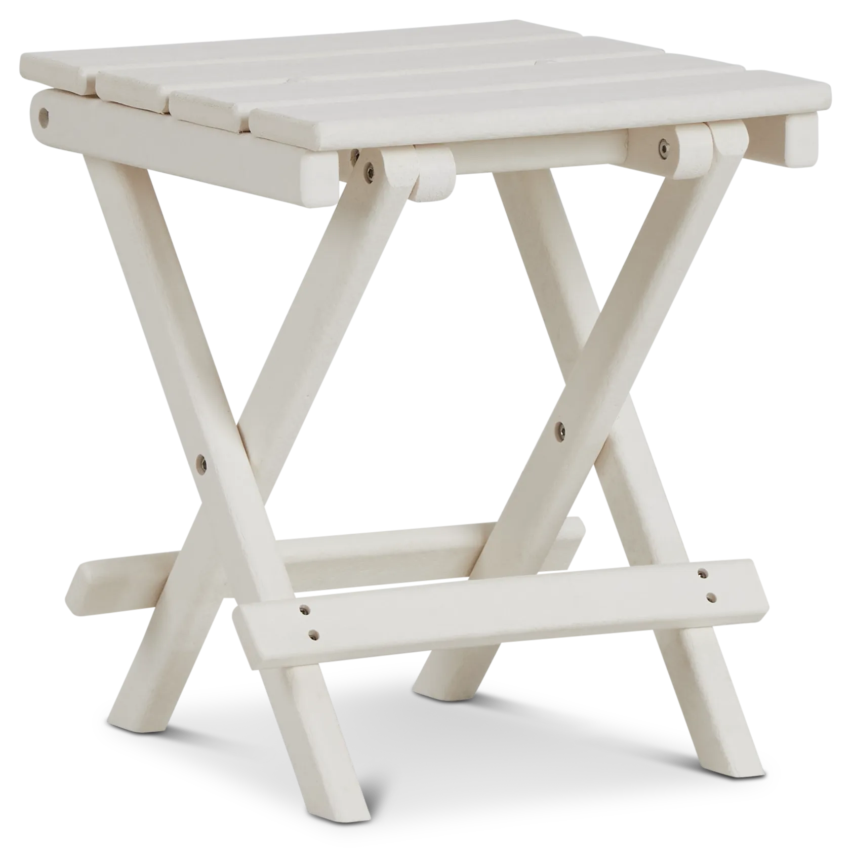 Cancun White End Table