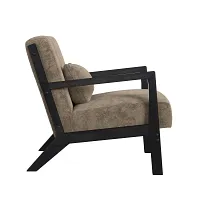 Fable Light Brown Fabric Accent Chair