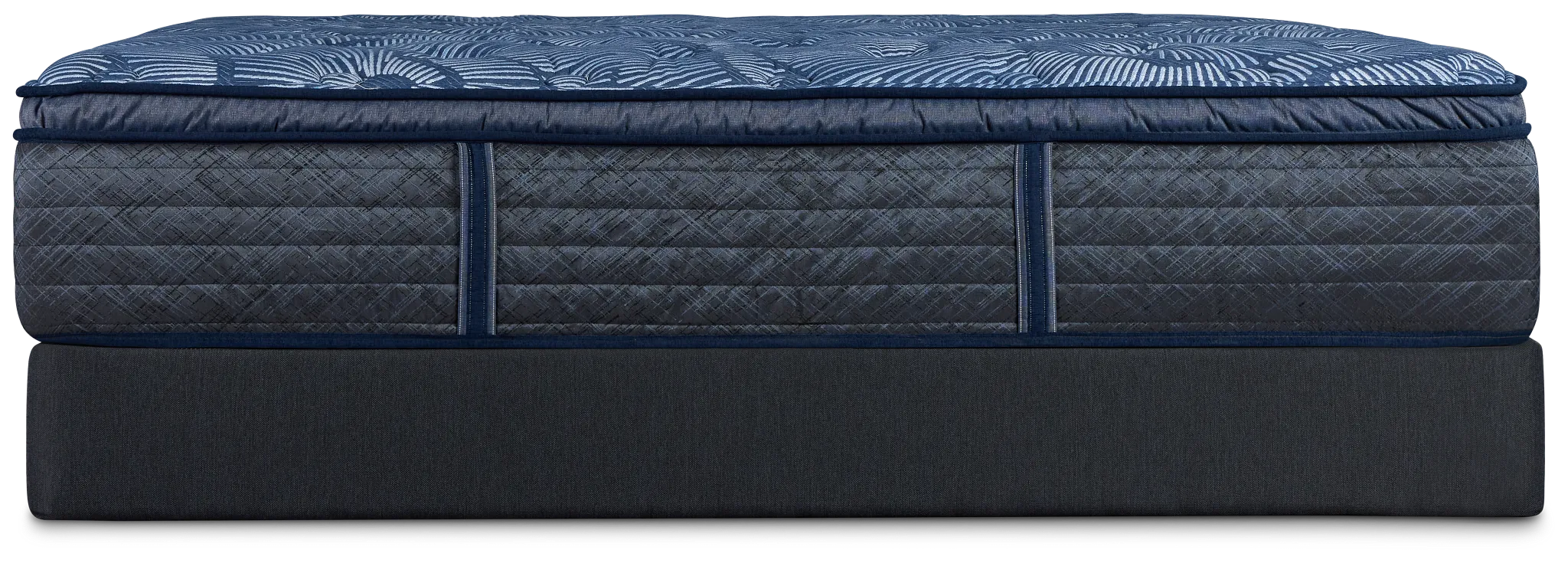 Serta Perfect Sleeper Cobalt Calm Plush Mattress Set