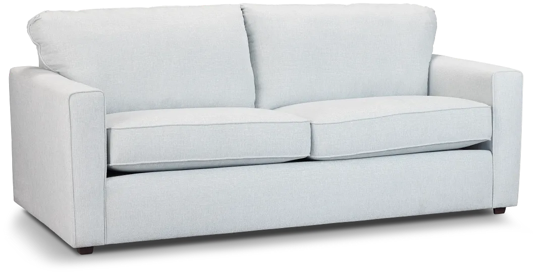 Avalon Light Blue Fabric Sofa