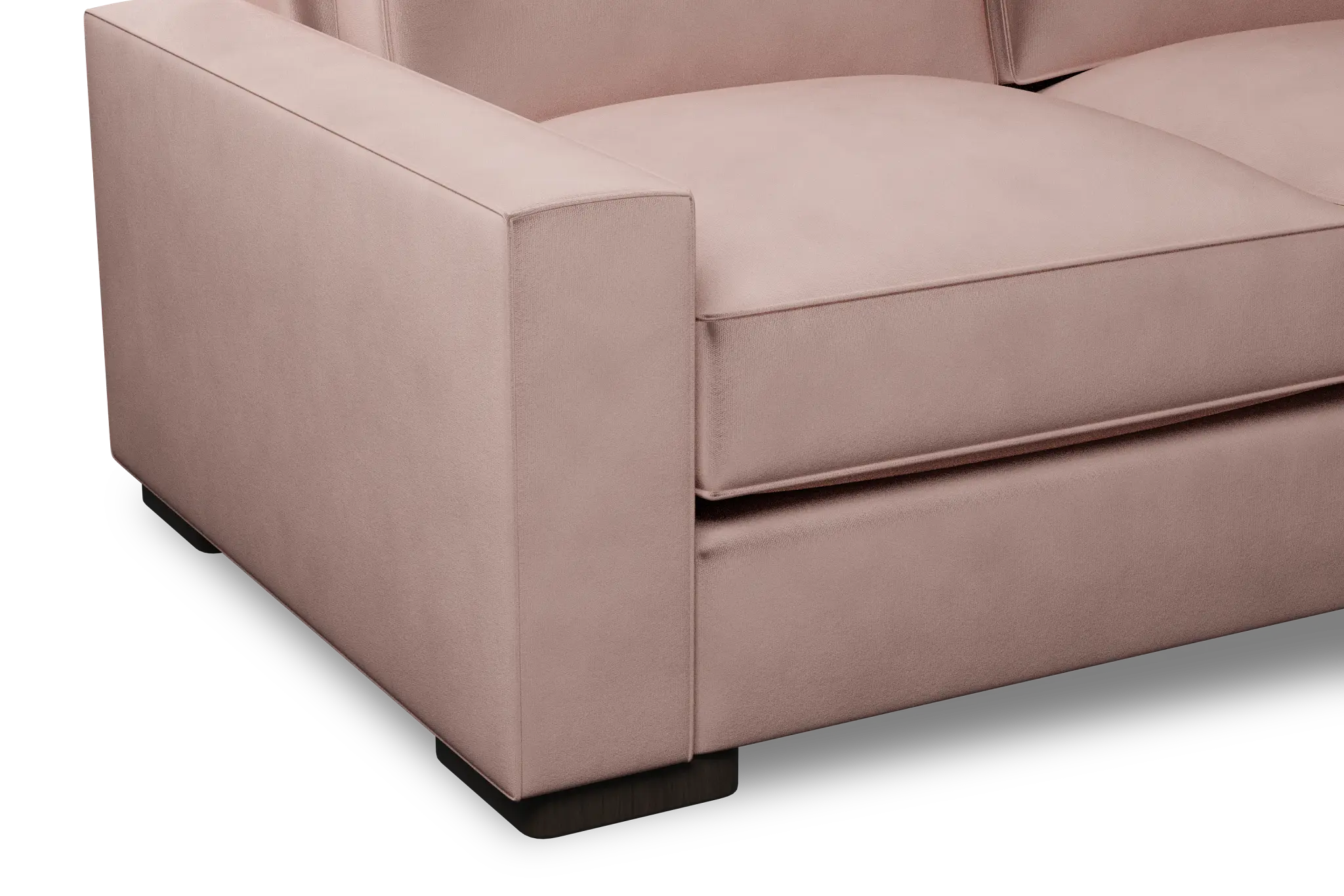 Edgewater Joya Light Pink Right Chaise Sectional Edgewater Joya Light Pink Right Chaise Sectional