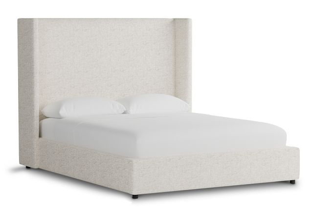 Captiva Natural Beauty Beige 60" Upholstered Shelter Bed