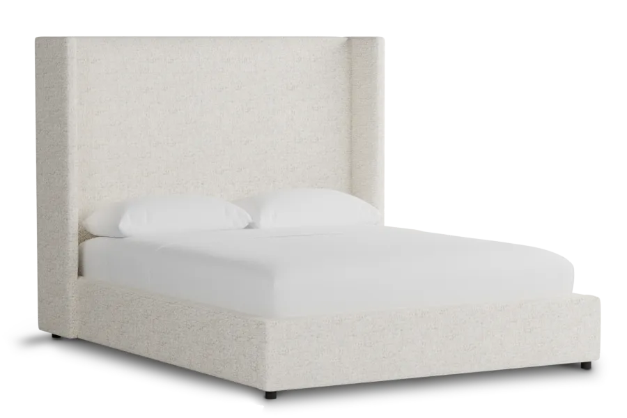 Captiva Natural Beauty Beige 60" Upholstered Shelter Bed