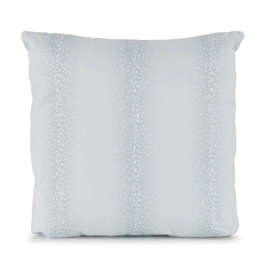 Antelope Light Blue 20" Indoor/outdoor Square Accent Pillow Antelope Light Blue 20" Indoor/outdoor Square Accent Pillow