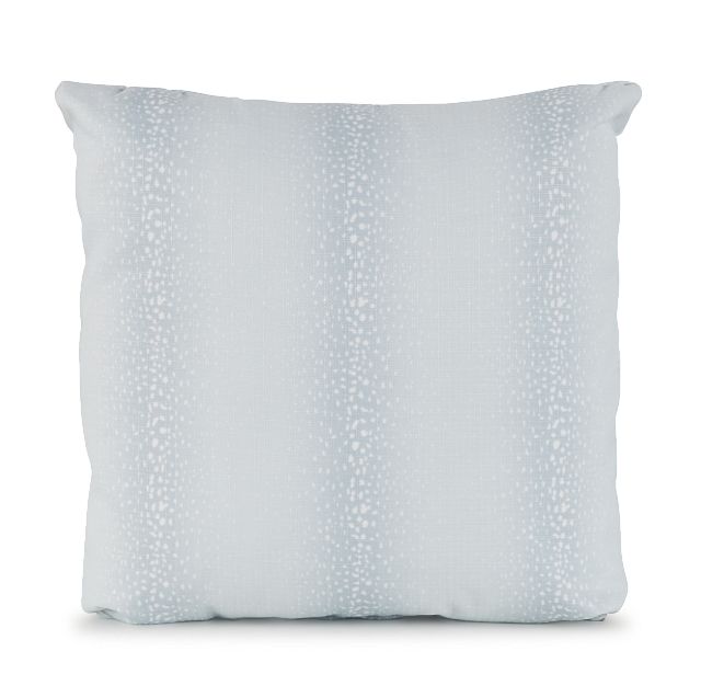 Antelope Light Blue 20" Indoor/outdoor Square Accent Pillow