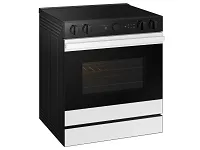 Samsung Bespoke Series White Electric Range