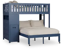 Charleston Dark Blue Loft Bed