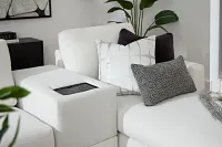 Kylee Silver 22" Accent Pillow