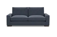 Edgewater Maguire Blue 84" Sofa W/ 2 Cushions