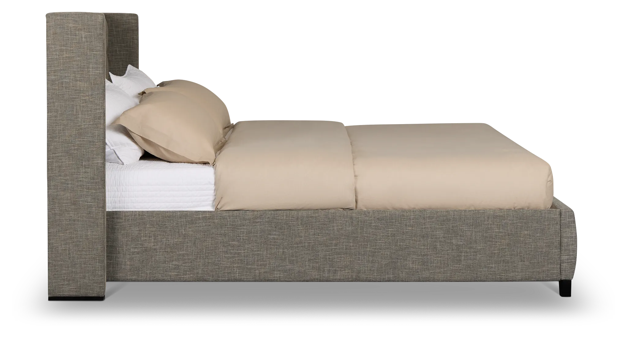 Chatham Gray Low Platform Bed