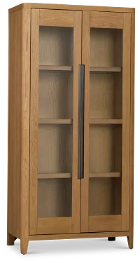Gables Light Tone Curio Cabinet