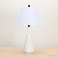 Paiga White Cement Table Lamp