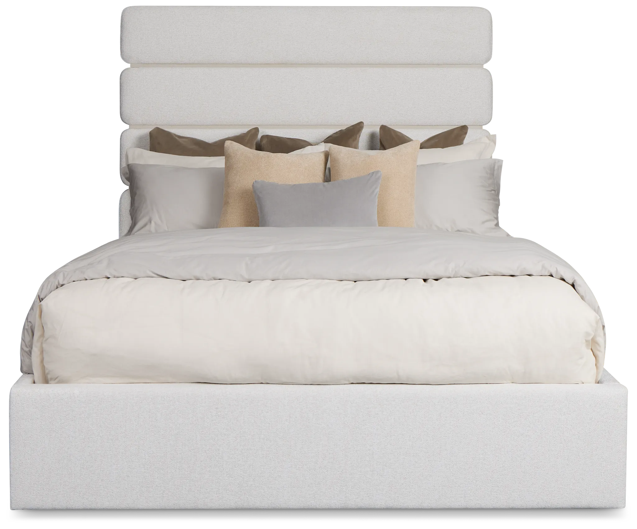 Capraia Light Beige Uph Panel Bed